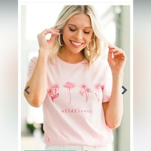 Pink Wildflower Shirt